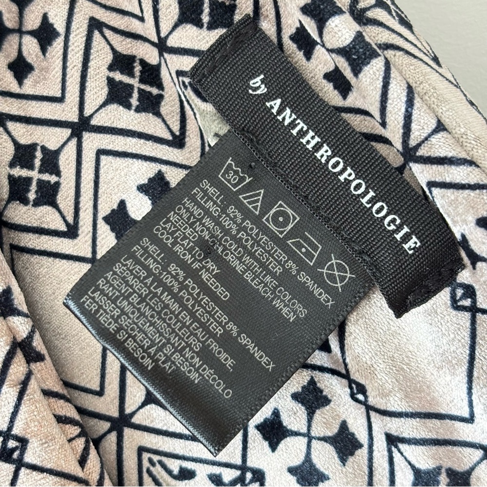 Anthropologie Janvier Velvet Soft Geometric Puffer Scarf Women's - Picture 11 of 14